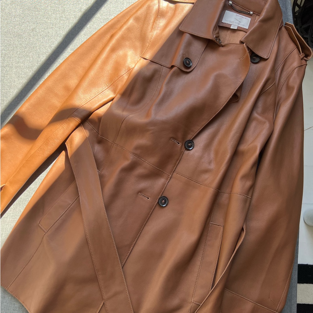 Leather Trench Coat